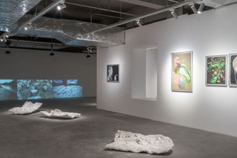 Contemporary art exhibition Group Exhibition Conversation with the Stone at ShanghART WB Central Shanghai West Bund China