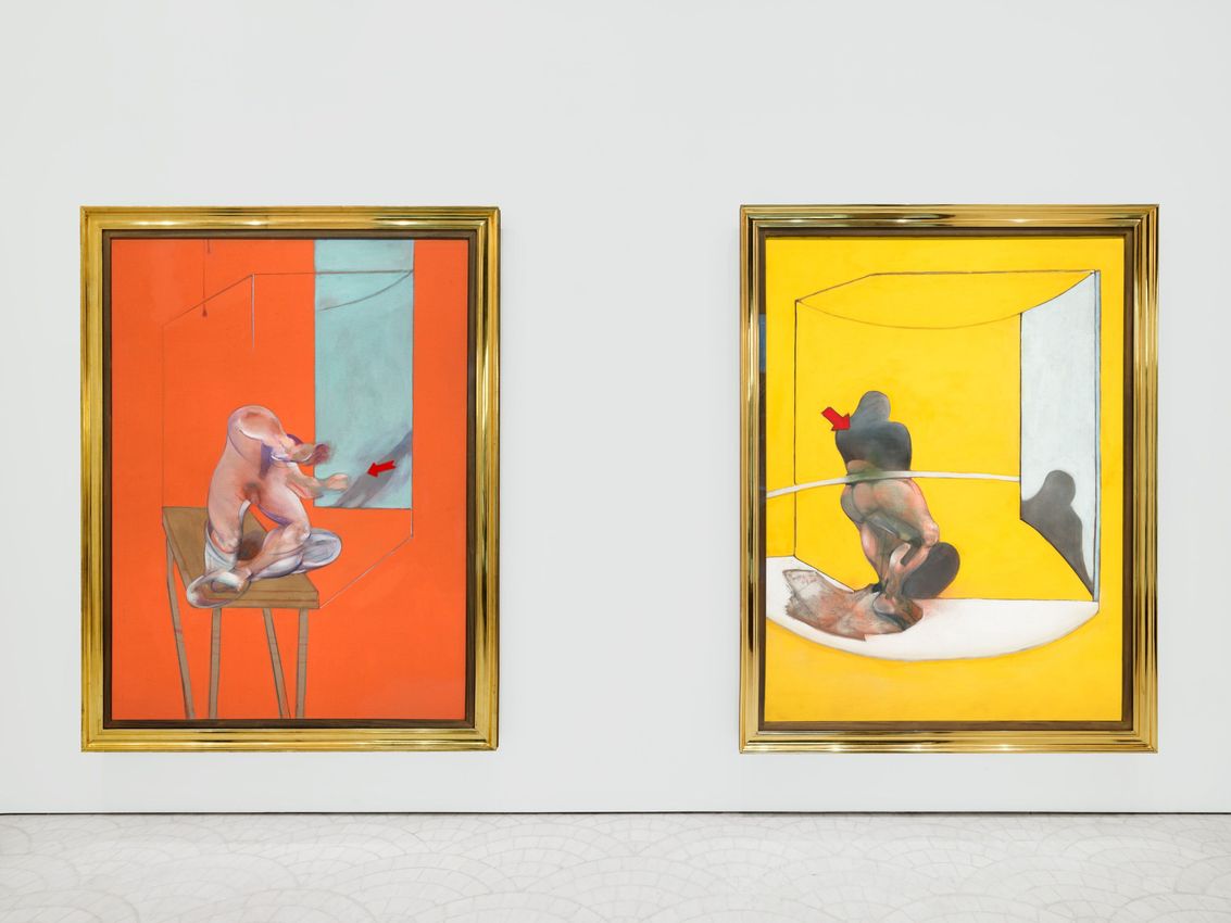 Francis Bacon' at Gagosian, rue de Castiglione, Paris, France on