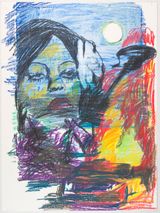 Untitled by Enoc Perez contemporary artwork drawing works on paper