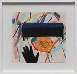 Yerde Ucurtmalar Kites on the Floor by Azade Koker contemporary artwork mixed media works on paper