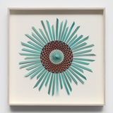 Aquamarine red by Jeremy Frey contemporary artwork mixed media