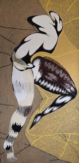 Lick the sky by Radhika Khimji contemporary artwork painting print works on paper