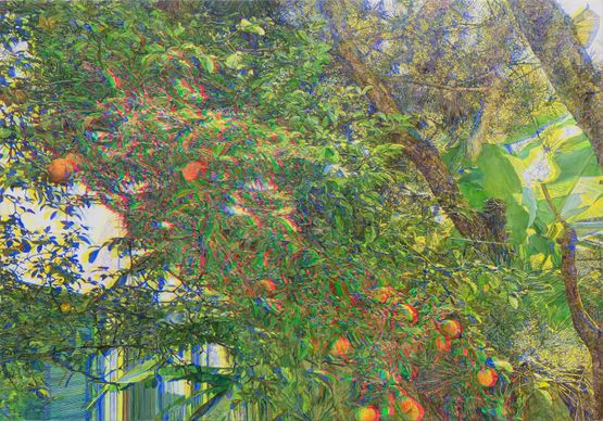 Microcosmos- Fathers Hardy Orange Tree by Soo Jung Choi contemporary artwork Painting