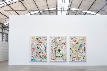 Contemporary art exhibition Antonio Tarsis recipe for disaster at Fortes DAloia  Gabriel Sao Paulo Brazil