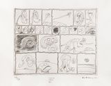 Cuivre barre deja by Pierre Alechinsky contemporary artwork print