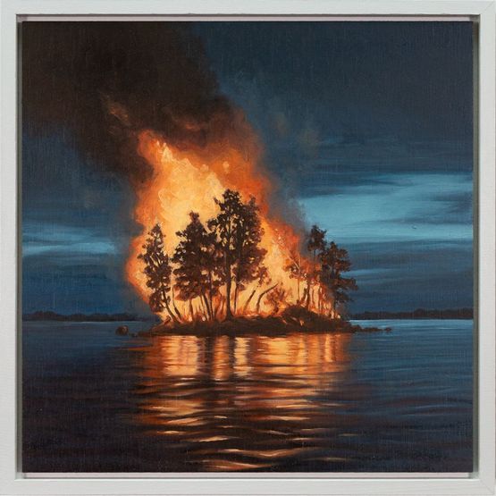 imagineburning_11 by Mattania Bosiger contemporary artwork Painting