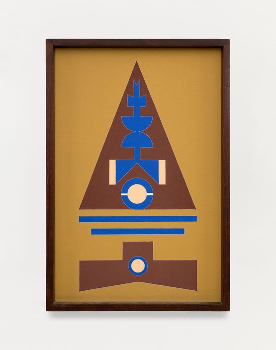 Emblema 87 by Rubem Valentim contemporary artwork Painting