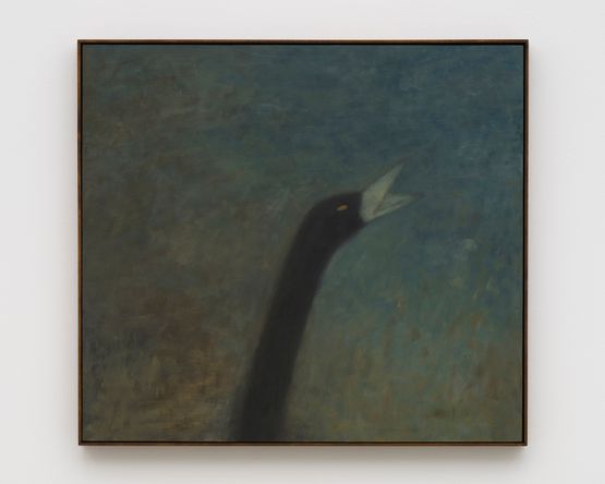Black Swan by Tenki Hiramatsu contemporary artwork Painting