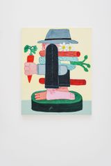 The carrot and the man by Cesc Abad contemporary artwork painting
