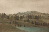 Memory of Autumn No.2 by Qiao Yuan contemporary artwork works on paper