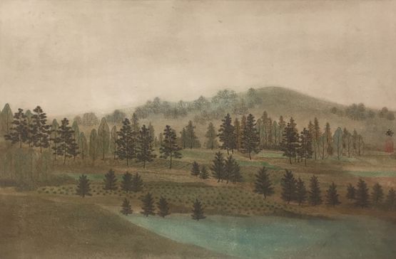 Memory of Autumn No.2 by Qiao Yuan contemporary artwork Works on Paper