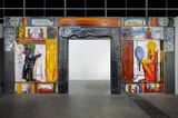 Portal by Tincuta Marin contemporary artwork installation mixed media painting sculpture