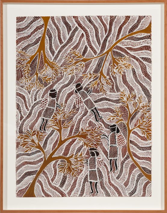 Burukpili by Yalmakany Marawili contemporary artwork Works on Paper
