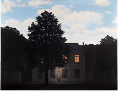 All Eyes On Magritte Landscape at Sothebys