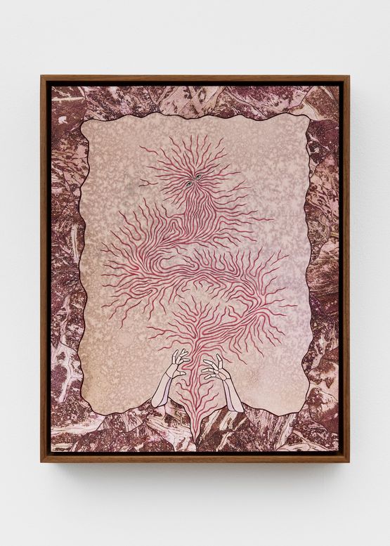 en el umbral del desvio by Felipe Baeza contemporary artwork Painting