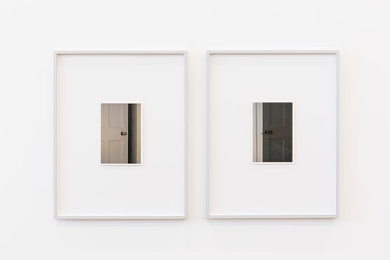 Door Handle Portrait BB by Martin Boyce contemporary artwork Works on Paper