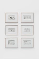 Pensees by Darren Bader contemporary artwork works on paper drawing