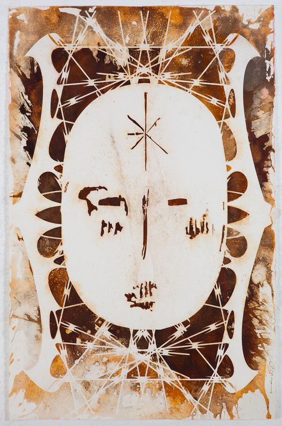 Wretched of the Earth 3007 by Kendell Geers contemporary artwork Works on Paper