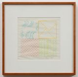 Pattern C by Tina Girouard contemporary artwork works on paper mixed media