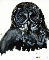 o.T. Studie zu VI. Die Krone der Schopfung aus der Reihe der Die groen Prozesse by Wolf Hamm contemporary artwork painting