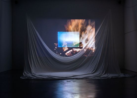 A Conversation with the Sun Installation by Apichatpong Weerasethakul contemporary artwork Moving Image