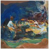 Meeting Gods in the Secluded Mountain by Guo Hongwei contemporary artwork painting sculpture