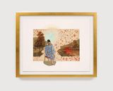 a girl unknowing by Suchitra Mattai contemporary artwork painting print works on paper