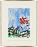 Rose on a Hillside by Bob Dylan contemporary artwork print