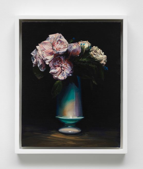 Roses after Fantin-Latour by Sam Mckinniss contemporary artwork Painting