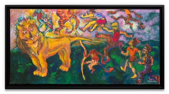Untitled 11 by Archie Rand contemporary artwork Painting