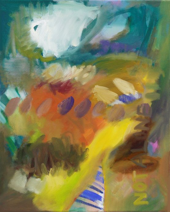 not alone by Sanghoon Ahn contemporary artwork Painting