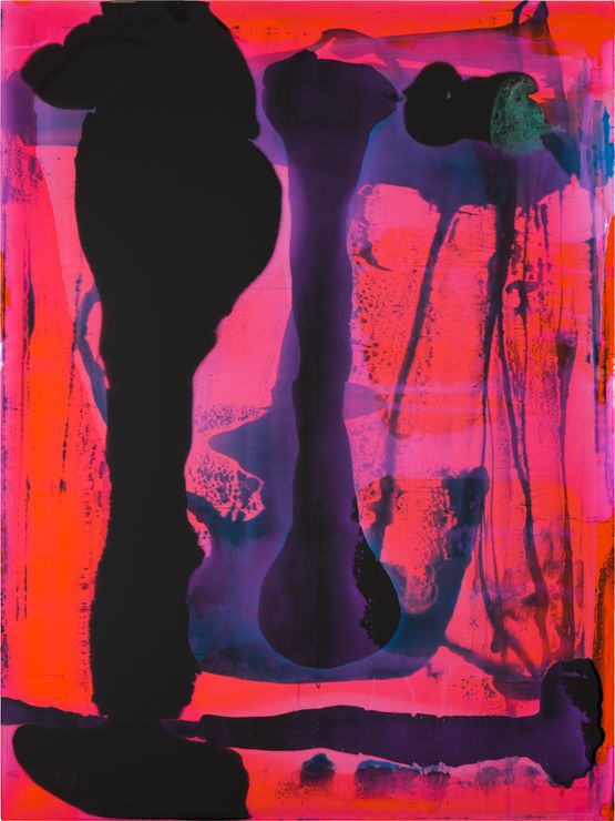 His anal polyps were a national emergency by Dale Frank contemporary artwork Painting