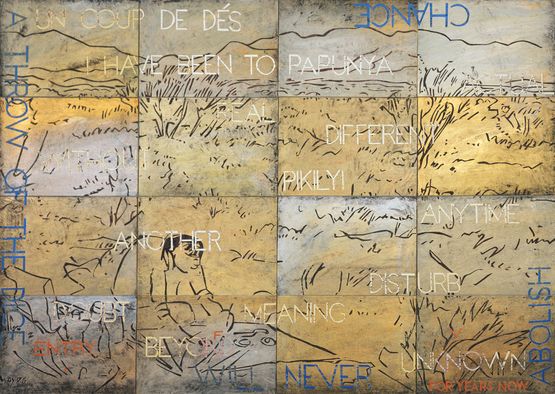 Nature Speaks FV by Imants Tillers contemporary artwork Painting