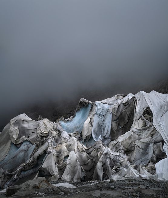 Rhonegletscher IV by Thomas Wrede contemporary artwork Painting