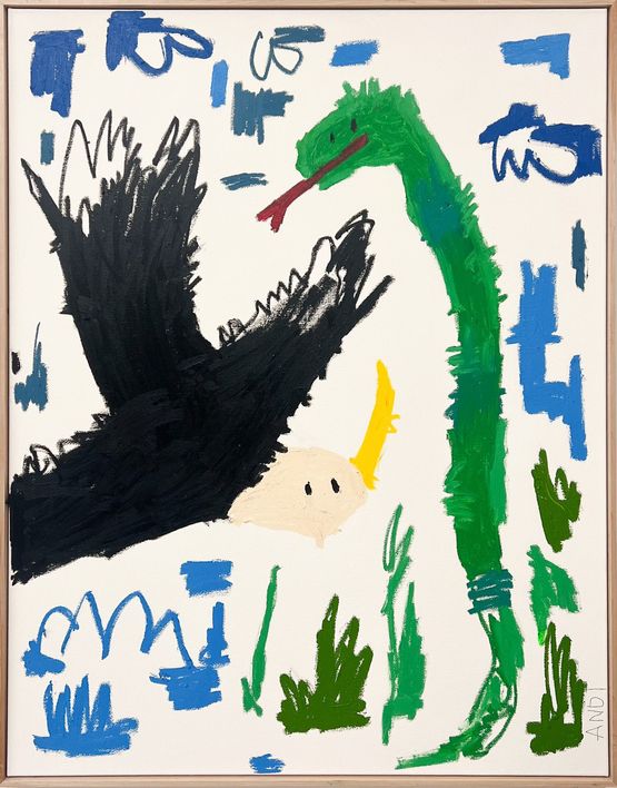 Initiation is Accepted by Andi Fischer contemporary artwork Drawing