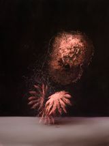 I wish I were a tree by Enrico Minguzzi contemporary artwork painting