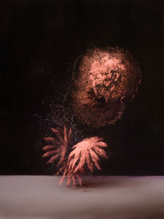 I wish I were a tree by Enrico Minguzzi contemporary artwork Painting
