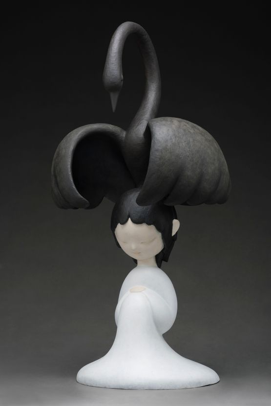 Butterfly Loves Flowers  Soft Whispers 1_8 by Li Wei  Liu Zhiyin contemporary artwork Sculpture