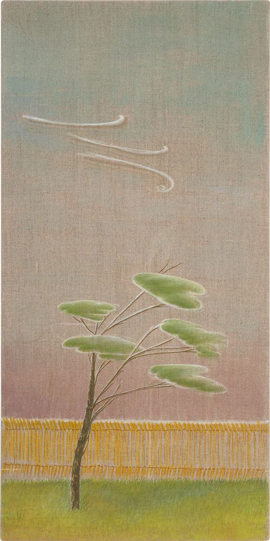 Pine tree by Vivienne Shark Lewitt contemporary artwork Painting