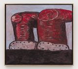 Untitled Two Legs by Philip Guston contemporary artwork painting