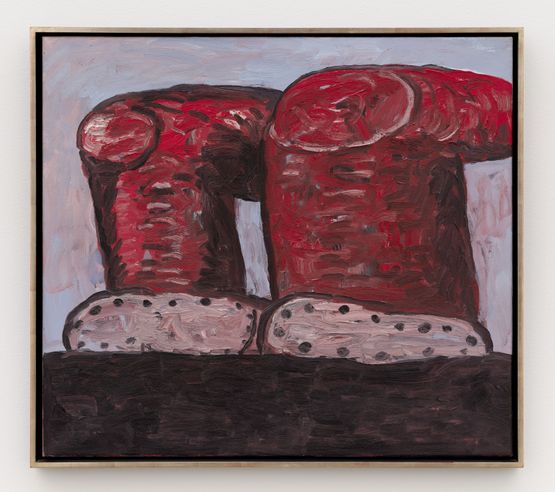 Untitled Two Legs by Philip Guston contemporary artwork Painting