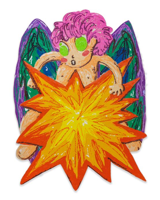 Lightbringer 1 by Berbrain Bernandi Desanda contemporary artwork Painting