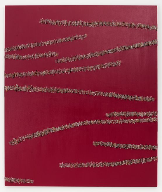 Pin Code 4080 by Jim Lambie contemporary artwork Painting