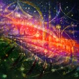 Scarlet Stardust by Karen Shiozawa contemporary artwork painting