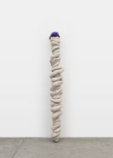 Meeting by Liz Magor contemporary artwork sculpture textile