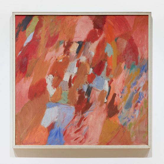 Sanftes Rot by Sigrid Kopfermann contemporary artwork Painting