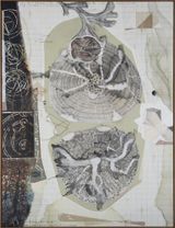 PalindromeAnagram Painting 11 by Jitish Kallat contemporary artwork painting works on paper drawing