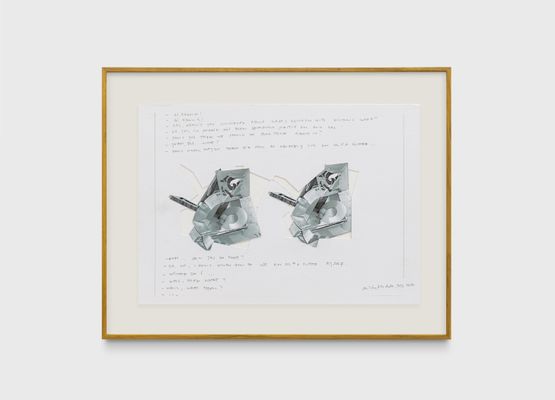 Hi Frank by Milton Machado contemporary artwork Drawing