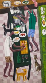 Pasta Making by Kitti Narod contemporary artwork painting