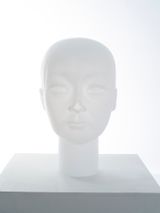 Imbalanced Head 8 Jianwei Glass by Prune Nourry contemporary artwork sculpture